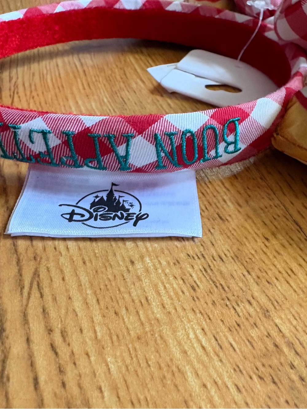 Disney Parks Minnie Ears Headband - Epcot Italy Pizza NWT - Picture 3 of 3